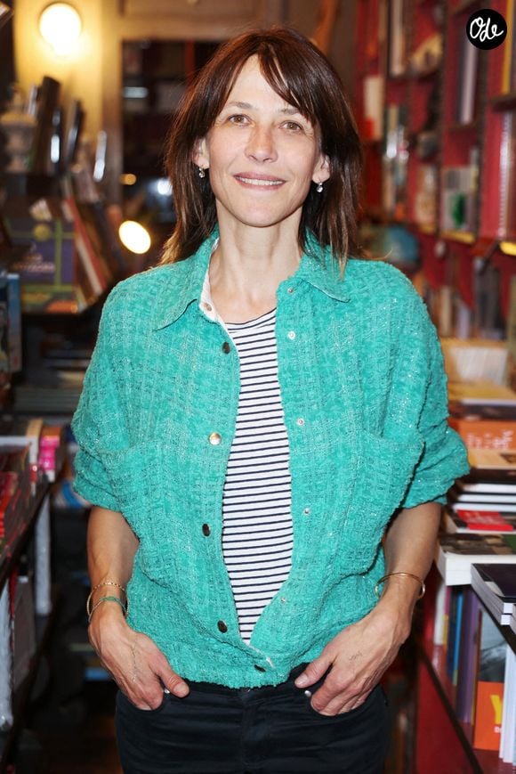 Exclusivité - Sophie Marceau à la Librairie des Abbesses, le 25 mai 2023 à Paris. Photo de Jérôme Domine/ABACAPRESS.COM