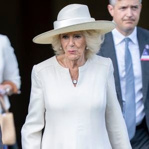 26 juillet 2025 - Réunion du King George & Queen Elizabeth Stakes à Ascot, en présence de Sa Majesté la Reine Camilla (Camilla Parker Bowles, reine consort d'Angleterre). GOFF  / BESTIMAGE
