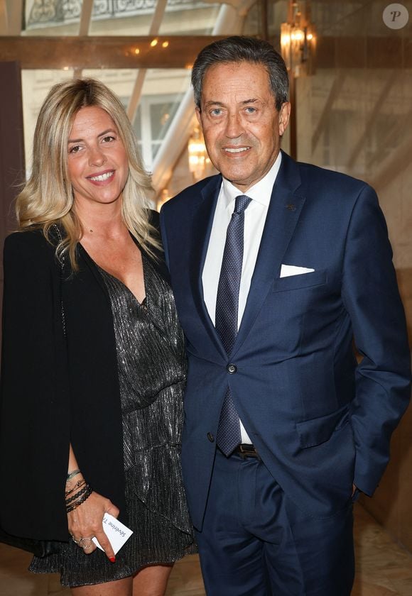 Georges Fenech et sa compagne Séverine Troubant - Soirée de gala au profit de l'association Children For Peace dans les Salons Hoche et Exposition de la collection Schneider à Paris le 13 mai 2023.
© Coadic Guirec / Bestimage