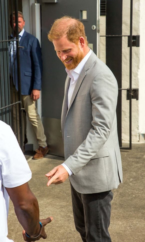Le prince Harry en visite au Community Recording Studio de Nottingham, Royaume Uni, le 9 septembre 2025. © Stephen Daniels/Alpha Press/Bestimage
