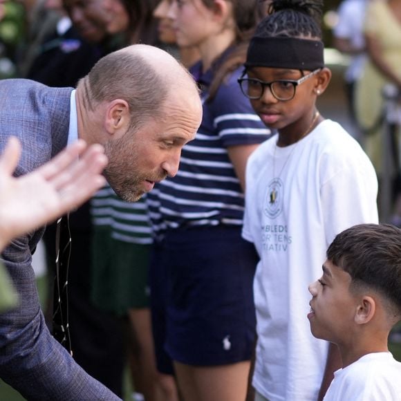 Le prince William à Wimbledon, le 12 juillet 2026.

© Andrew Matthews / Bestimage