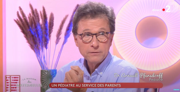 Il est notamment question de l'autonomie des adolescents et comment leurs parents doivent s'y prendre, dès le plus jeune âge de leur enfant

Le pédiatre et docteur Arnault Pfersdorff sur le plateau de "La maison des maternelles" sur France 2.