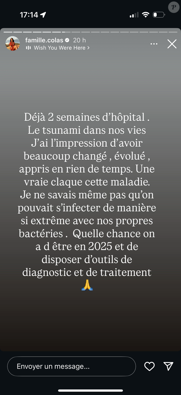 Delphine Colas (Familles nombreuses, la vie en XXL) donne des nouvelles de son mari Olivier, dimanche 7 septembre 2025 sur Instagram.