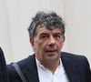 Stéphane Plaza prend la parole lors d'une conférence de presse.
Exclusif - Stéphane Plaza arrive à la Maison de la Chimie à Paris avec ses avocats pour donner une conférence de presse.