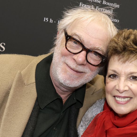 Catherine Laborde et son mari Thomas Stern - Salon du livre de Paris le 16 mars 2019. © Cédric Perrin/Bestimage