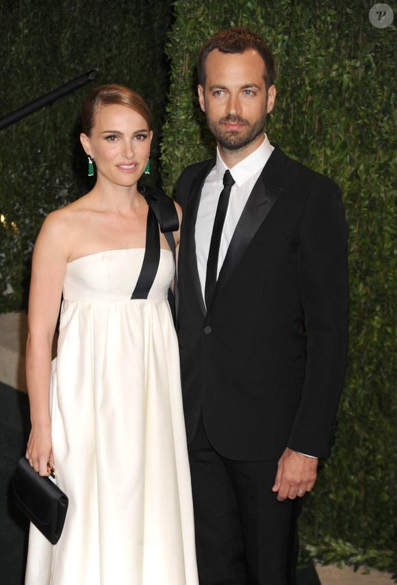 Natalie Portman et Benjamin Millepied - Vanity Fair Oscar Party a Hollywood le 25 fevrier 2013. © STARMAX / BESTIMAGE