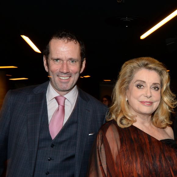 Semi-Exclusif - Christian Vadim et sa mère Catherine Deneuve, présidente du jury des Globes de Cristal 2017 - © Rachid Bellak/Bestimage