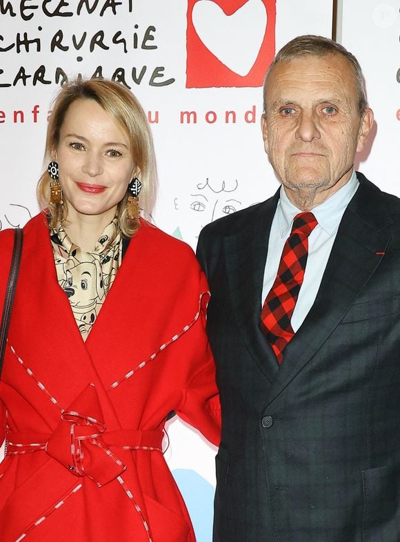 Jean-Charles de Castelbajac et sa femme Pauline de Drouas - Soirée "Les talents du coeur" au profit de l'association Mécénat Chirurgie Cardiaque à la salle Gaveau à Paris le 4 mars 2024. © Coadic Guirec/Bestimage