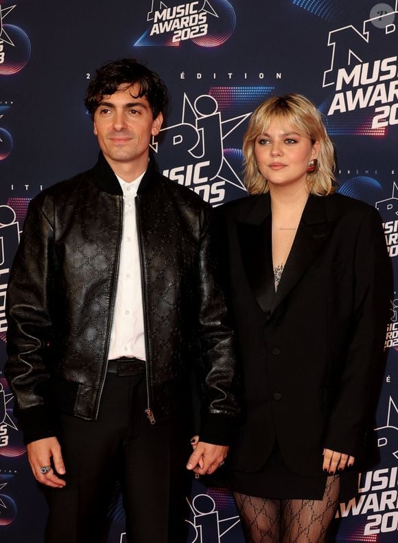 Louane et Florian Rossi   - photocall de la 25ème cérémonie des "NRJ Music Awards (NMA)" au palais des Festivals et des Congrès de Cannes, France, le 10 novembre 2023. © Dominique Jacovides/Bestimage