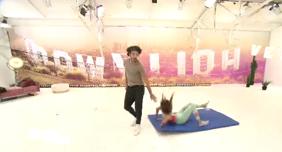La lourde chute d'Iris Mittenaere pendant les répétitions de "Danse avec les stars", le 20 novembre 2018.