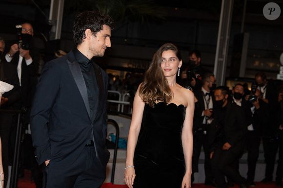 Laetitia Casta et Louis Garrel assistent à la projection de Bac Nord lors de la 74e édition du Festival de Cannes le 1É juillet 2021 à Cannes, France. Photo by David Niviere/ABACAPRESS.COM