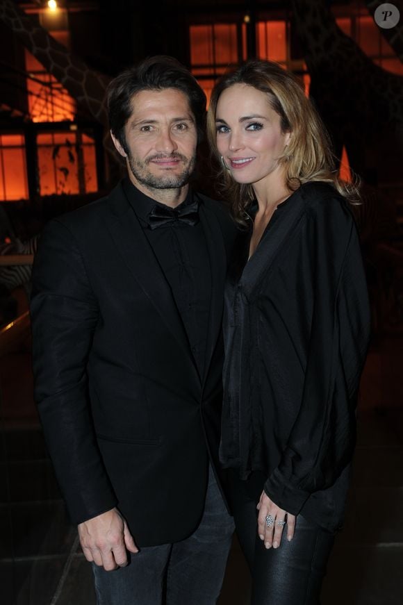 Bixente Lizarazu et Claire Keim - Soiree GQ au musée d'histoire naturelle à Paris. Le 20 novembre 2013