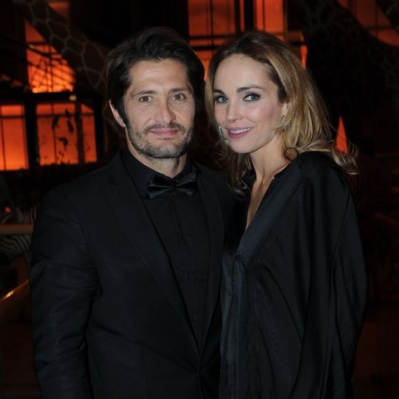 Bixente Lizarazu et Claire Keim - Soiree GQ au musée d'histoire naturelle à Paris. Le 20 novembre 2013