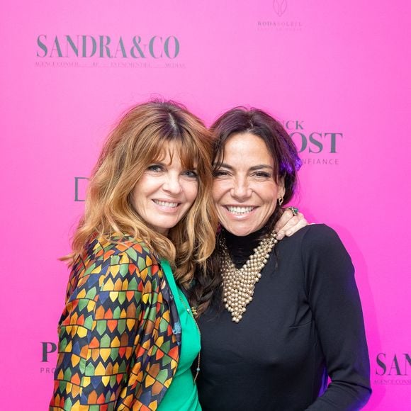Lors de l'événement, la reine des soirées a également pris la pose avec Gwendoline Hamon

Exclusif - Sandra Sisley, Gwendoline Hamon - Photocall à la suite Sandra & Co lors du Festival International des Séries de Cannes, Canneseries Saison 8, à l’hôtel JW Marriott Cannes
© Aurelio Stella / William Sanches Tavares / Evenjoy / Bestimage