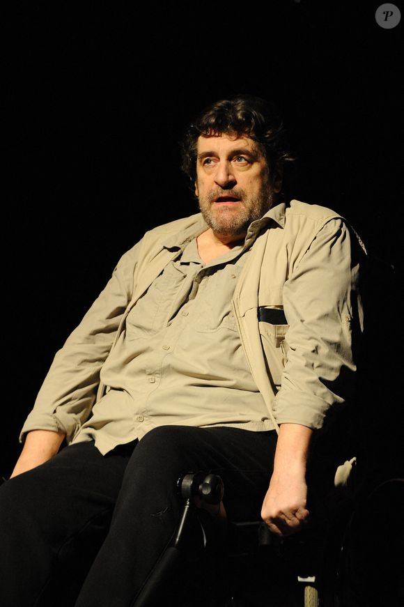 Jacques Frantz jouant la nouvelle pièce de Jose Pablo Feinmann 'Le crépuscule du Che' au Petit Montparnasse à Paris, France le 19 janvier 2011. Photo by Nicolas Briquet/ABACAPRESS.COM