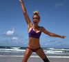 Après le stress du voyage retour, Elodie Gossuin retrouve son quotidien, avec son mari et ses enfants. 
Elodie Gossuin en vacances à la plage, photo tirée d'Instagram