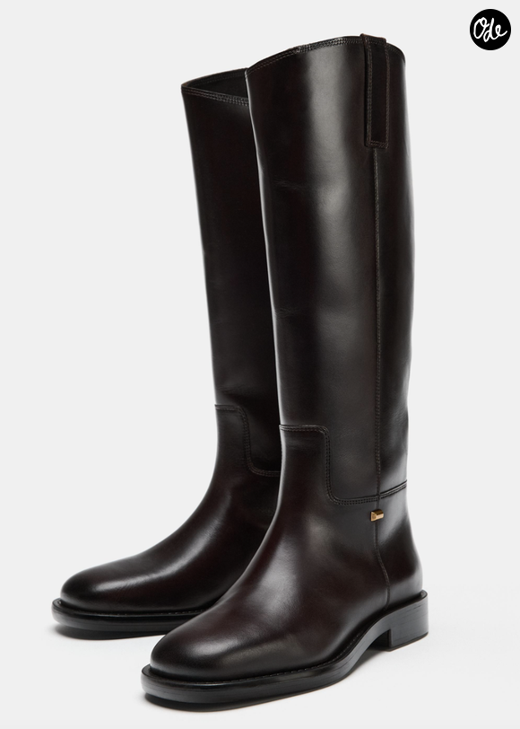 BOTTES D'ÉQUITATION EN CUIR