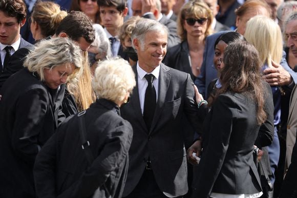 Luana, Paul Belmondo - Sorties - Obsèques de Jean-Paul Belmondo en l'église Saint-Germain-des-Prés, à Paris le 10 septembre 2021.
© Dominique Jacovides / Bestimage