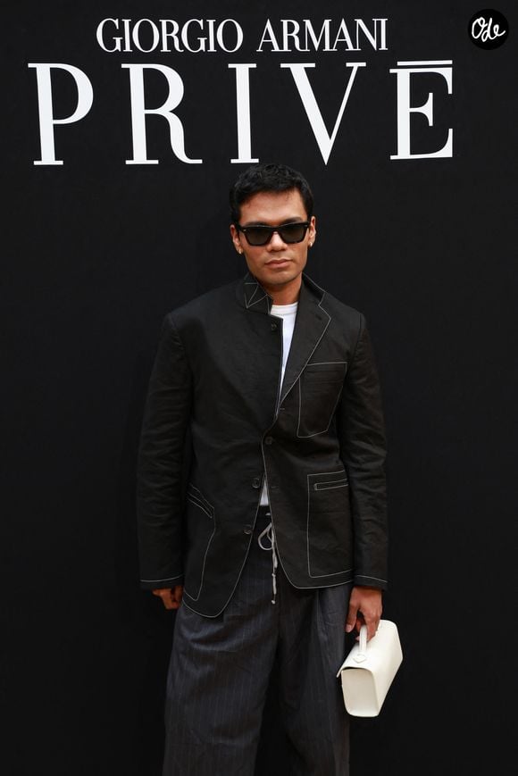 Nicky Campbell au défilé Giorgio Armani Privé "Collection Haute Couture Automne/Hiver 2026-2027" lors de la Fashion Week de Paris, le 7 juillet 2026.

Florian Lavielle / Bestimage