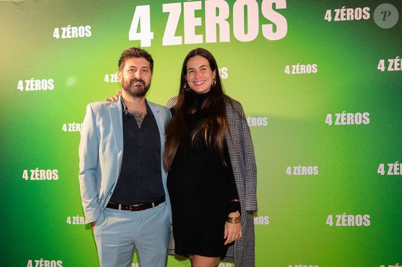 Antonin Portal, "Les marseillais", et sa femme Barbara Morel (enceinte) - Avant-première du film "4 zéros" au cinéma Pathé-Plan de Campagne à Marseille. Le 9 octobre 2024
© Franz Chavaroche / Bestimage