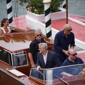 George Clooney durant la 82e édition du Festival international du film de Venise (La Mostra, ndlr) le mercredi 27 août 2025 en Italie. 
Crédit : Backgrid UK/ Bestimage