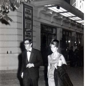 Jane Fonda avec son mari Roger Vadim le soir de l'avant première du film Fahrenheit 451 en 1966. Photo par AGENCE / BESTIMAGE