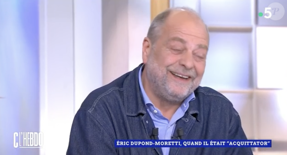 Eric Dupond Moretti dans "C l'hebdo", France 5, le 31 mai 2025.