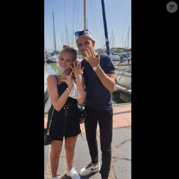 Alizée Bois, la soeur d'Elsa Bois de "Danse avec les stars 2021" avec son compagnon Nino Mosa