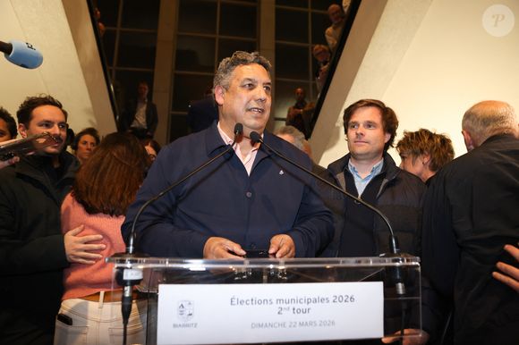 La légende du rugby français, Serge Blanco s'impose aux élections municipales 2026 à Biarritz, France, le 22 mars 2026. © Jean-Marc Lhomer/Bestimage