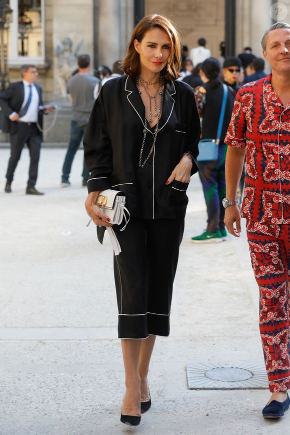 Adriana Abascal arrive au défilé Haute Couture Valentino collection Automne-Hiver 2019/20 à l'hôtel Salomon de Rothschild à Paris, France, le 3 juillet 2019. © Veeren-ClovisBestimage