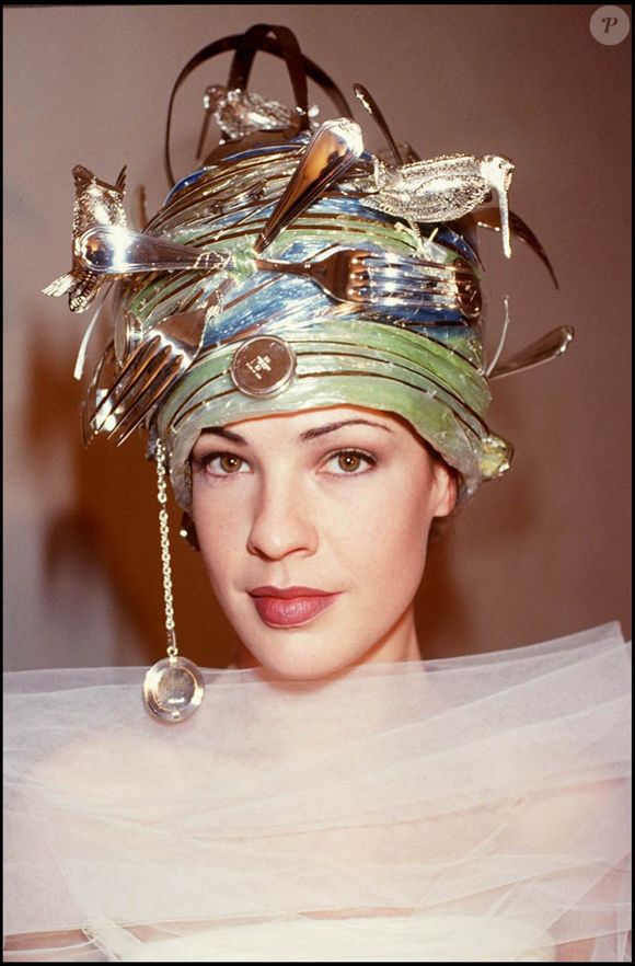 Valérie Claisse Miss France 1994 lors d'une soirée en 1994. BERTRAND RINDOFF PETROFF / BESTIMAGE