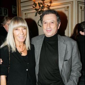 Michel Drucker et Dany Saval au théâtre de la Renaissance. RINDOFF-GUIREC / BESTIMAGE