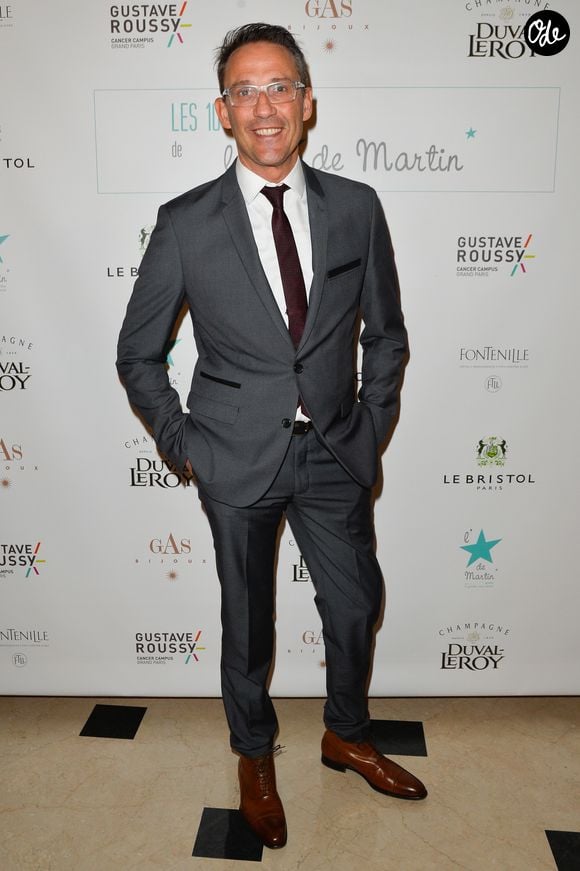 Julien Courbet lors de l'anniversaire des 10 ans de l'Etoile de Martin à l'hôtel Le Bristol à Paris, le 30 mars 2017.

© Guirec Coadic/Bestimage