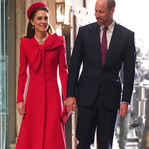 Le prince William, prince de Galles, et Catherine (Kate) Middleton, princesse de Galles - La famille royale d'Angleterre célèbre le 76ème Commonwealth Day à l'abbaye de Westminster à Londres le 10 mars 2025.