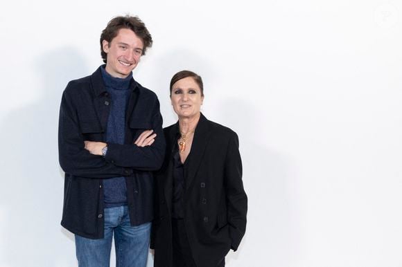 Jean Arnault ,Maria Grazia Chiuri au greeting du défilé Christian Dior Mode Féminine Prêt-À-Porter Automne/Hiver 2025-2026 lors de la Fashion Week de Paris (PFW), à Paris, France, le 4 mars 2025. © Olivier Borde/Bestimage