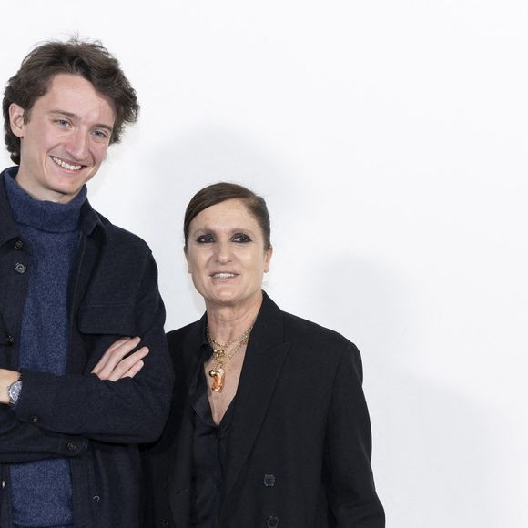 Jean Arnault ,Maria Grazia Chiuri au greeting du défilé Christian Dior Mode Féminine Prêt-À-Porter Automne/Hiver 2025-2026 lors de la Fashion Week de Paris (PFW), à Paris, France, le 4 mars 2025. © Olivier Borde/Bestimage