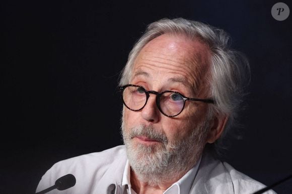 Fabrice Luchini, lors de la conférence de presse 'Marcello Mio' pendant le 77ème Festival International du Film de Cannes, au Palais des Festivals, à Cannes, France, le 22 mai 2024. Photo by Syspeo/Pool/ABACAPRESS.COM