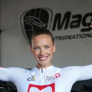 Amandine Petit - Les célébrités lors de "L'Etape du Coeur" de l’association Mécénat Chirurgie Cardiaque en collaboration avec le Tour de France entre le circuit de Nevers Magny-Cours et Chalon-sur-Saône le 15 juillet 2026. © Anne-Sophie Guebey/Bestimage