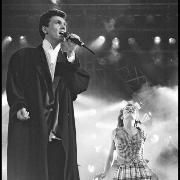 Archives - Marc Lavoine et Catherine Ringer à l'anniversaire de Canal + en 1985