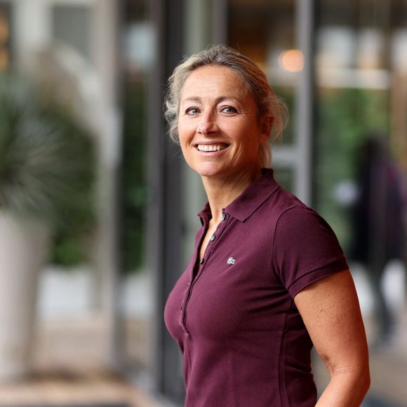 Anne-Sophie Lapix - Célébrités au village des Internationaux de France de tennis de Roland Garros 2024 à Paris le 2 juin 2024.

© Jacovides / Moreau / Bestimage