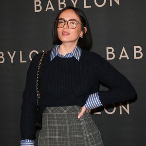 Agathe Auproux à la première du film "Babylon" au cinéma Le Grand Rex à Paris, France, le 14 janvier 2023. © Coadic Guirec/Bestimage