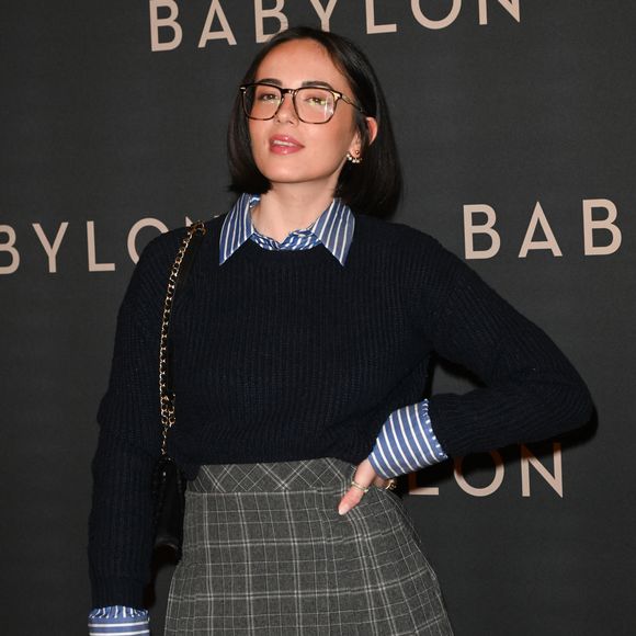 Agathe Auproux à la première du film "Babylon" au cinéma Le Grand Rex à Paris, France, le 14 janvier 2023. © Coadic Guirec/Bestimage