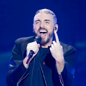Christophe Willem lors de l'enregistrement de la soirée "Les 30 ans du sidaction - la soirée événement" au Grand Rex à Paris diffusée le 23 mars 2024 sur France 2
© Cyril Moreau / Coadic Guirec / Bestimage