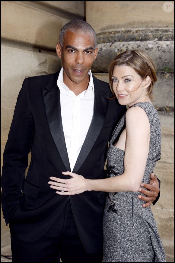 Ellen Pompeo et son mari Chris Ivery au défilé Dior Haute couture automne/hiver à l'orangerie de Versailles en 2008.
© Rindoff-Borde / Bestimage