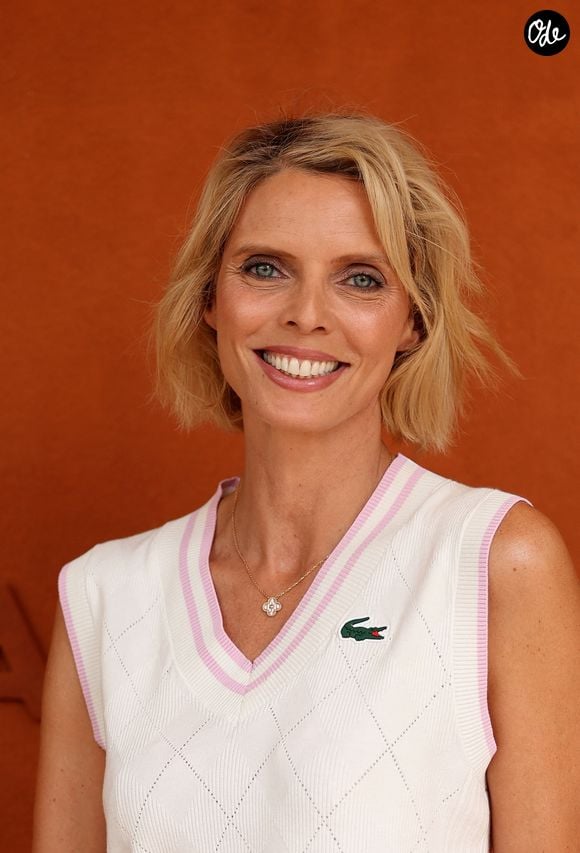 Sylvie Tellier (Miss France 2002) au photocall du village lors des Internationaux de France de Tennis de Roland Garros 2026, à Paris, le 29 mai 2026. 

© Dominique Jacovides/Bestimage
