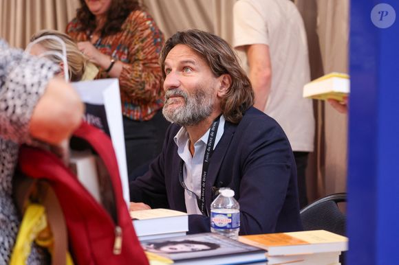 Frédéric Beigbeder, à la Halle Georges Brassens de Brive-la-Gaillarde, le 8 novembre 2024. Foire du Livre de Brive 2024. . © Jean-Marc Lhomer / Bestimage
