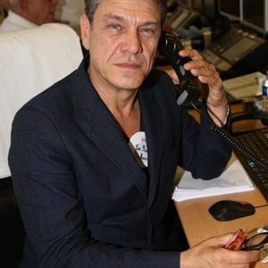 Marc Lavoine participant à la 15e journée de charité d'Aurel BGC pour honorer la mémoire des 658 employés de BGC tués au WTC le 11 septembre 2001, qui s'est tenue au siège d'Aurel BGC, rue Richelieu à Paris, le 11 septembre 2019.