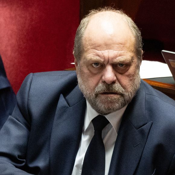 Le ministre français de la Justice, Eric Dupont-Moretti, assiste à un débat à l'Assemblée nationale à Paris, France, 24 janvier 2024. Le Parlement français a entamé des discussions sur un projet de loi constitutionnelle visant à inscrire le droit des femmes à l'interruption volontaire de grossesse (IVG) dans la Constitution. Photo par Raphael Lafargue/ABACAPRESS.COM