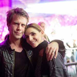 Exclusif - Le prince Emmanuel Philibert de Savoie et la princesse Clotilde (Courau) - People au concert de Johnny Hallyday au POPB de Bercy a Paris - Jour 2. Borde-Corlouer-Jacovides-Moreau / Bestimage