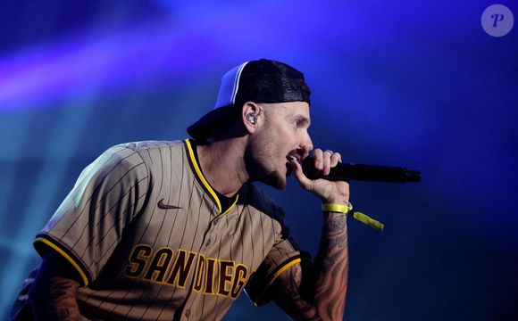 Matt Pokora (M. Pokora) - Nouvelle édition du Foot-Concert organisé par le Réseau A.Ma.N.D./Huntington Avenir à la LDLC Arena à Lyon, le 11 Novembre 2024. Cet événement solidaire unique en France rassemble le sport et la musique pour lutter contre les maladies neurodégénératives. © Dominique Jacovides/Bestimage